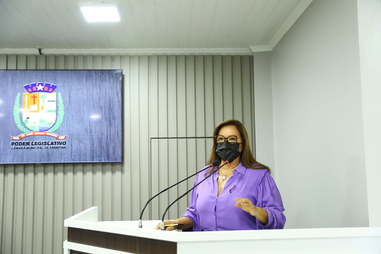 Marcia Baranda, no mês do Agosto Lilás, defende implantação da Delegacia da Mulher em Parintins